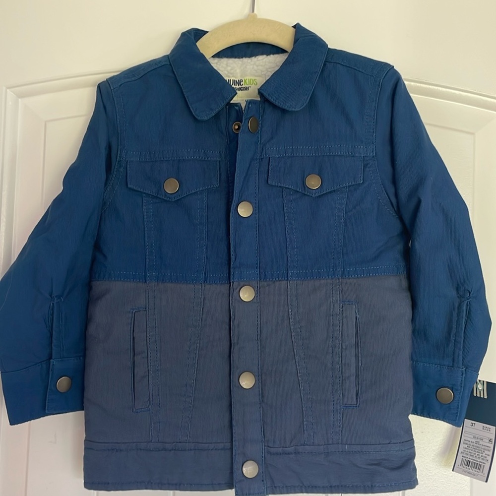 Genuine Kids OshKosh color block corduroy jacket